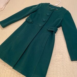 Banana Republic Green Fitted Peacoat